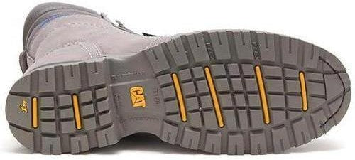 CAT Women's Echo Waterproof Steel Toe Work Boot - Grey - P90565  - Overlook Boots