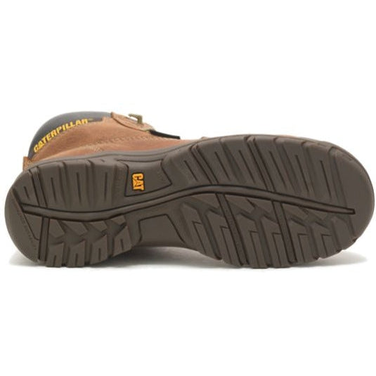 CAT Women's Resorption Waterproof Composite Toe Work Boot - Brown - P91392 - Overlook Boots