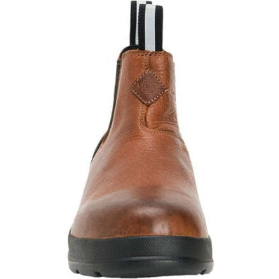 Muck Men's Chore Farm Leather Chelsea Waterproof Work Boot - Brown - CCLP-901 - Overlook Boots