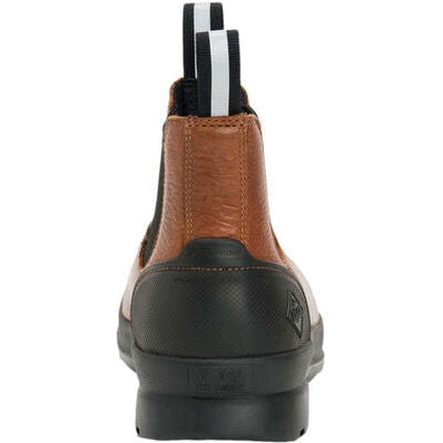 Muck Men's Chore Farm Leather Chelsea Waterproof Work Boot - Brown - CCLP-901 - Overlook Boots