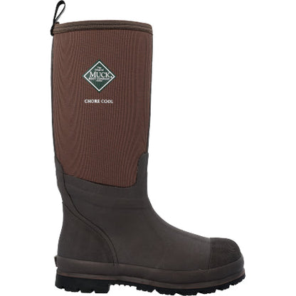 Muck Men's Chore Xpress Cool Tall 17" Waterproof Rubber Work Boot - Brown - CHCT-900 - Overlook Boots