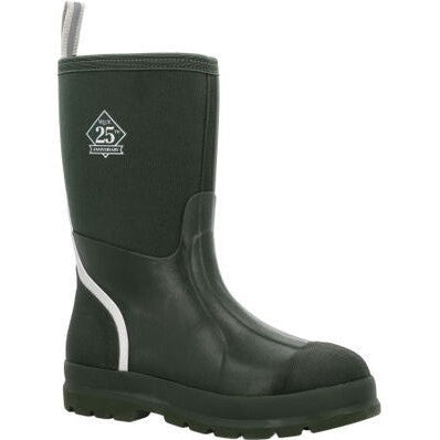 Muck Men's 25TH Anniversary Chore 12" Waterproof Classic Mid Work Boot- CHM25Y32 5 / Medium / Green - Overlook Boots