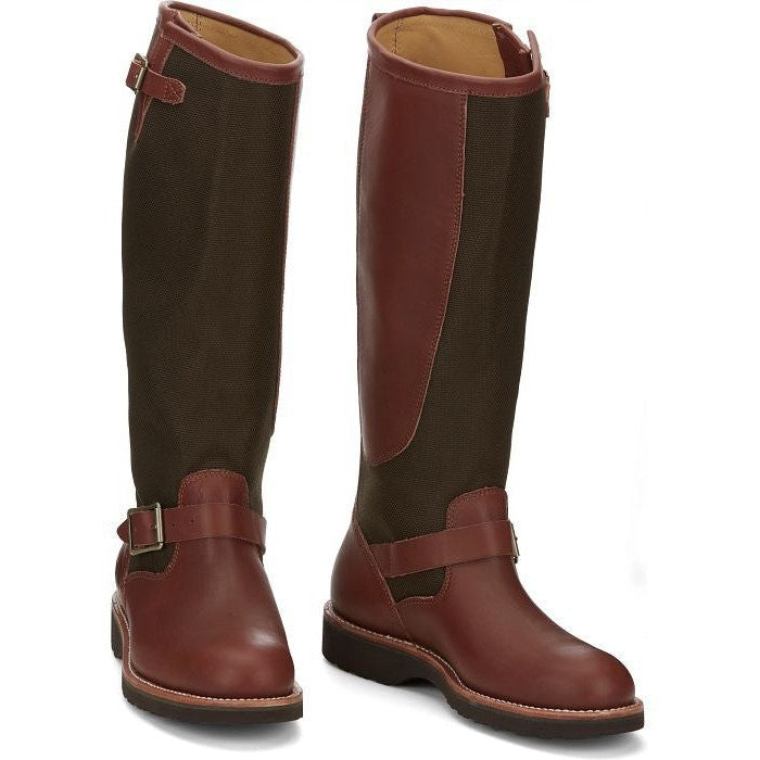 Chippewa Men's Descaro 17" Snake Hunt Boot -Brown- SN5913  - Overlook Boots