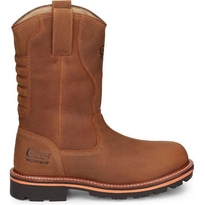 Chippewa Men's Thunderstruck 11" Waterproof Slip Resistant Work Boot -Tan- TH1040 - Overlook Boots