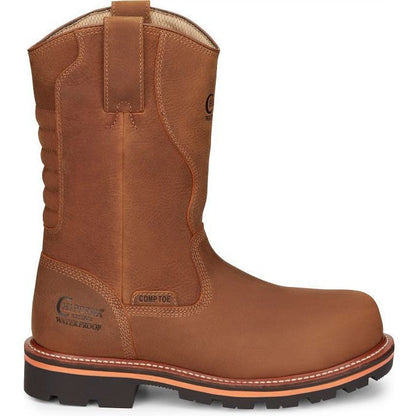 Chippewa Men's Thunderstruck 11" Waterproof Nano Composite Toe Work Boot -Tan- TH1041 - Overlook Boots
