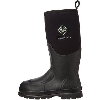 Muck Men's CC Steel Toe Waterproof MG Puncture Resistant Work Boot - Black - CHS-META - Overlook Boots