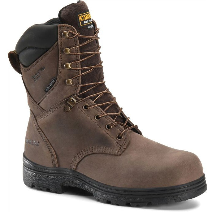Carolina Men's Surveyor 8" Insulated Waterproof Work Boot -Brown- CA3034  - Overlook Boots