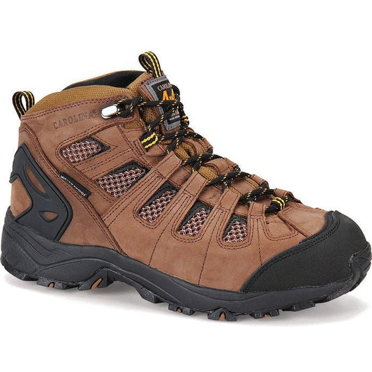 Carolina Men's Quad 5" Carbon Composite Toe Waterproof Hiker Work Boot -Brown- CA4525 - Overlook Boots