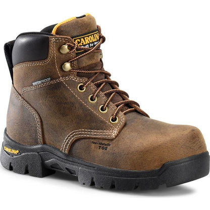 Carolina Women's Circuit 6" Composite Toe Waterproof Slip Resistant Work Boot -Brown- CA1626 - Overlook Boots