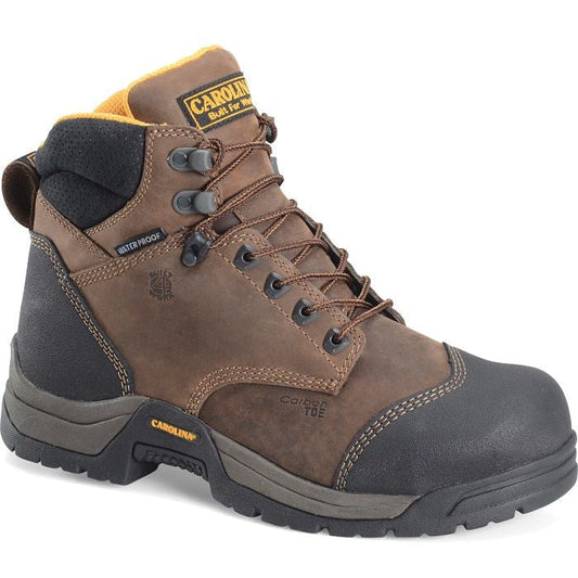 Carolina Men's Bruno Lo 5" Carbon Composite Waterproof Work Boot -Brown- CA5522 - Overlook Boots