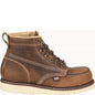 Carolina Men's Amped USA Made 6" Moc Toe Wedge Work Boot Brown - CA7011 8 / Medium / Brown - Overlook Boots