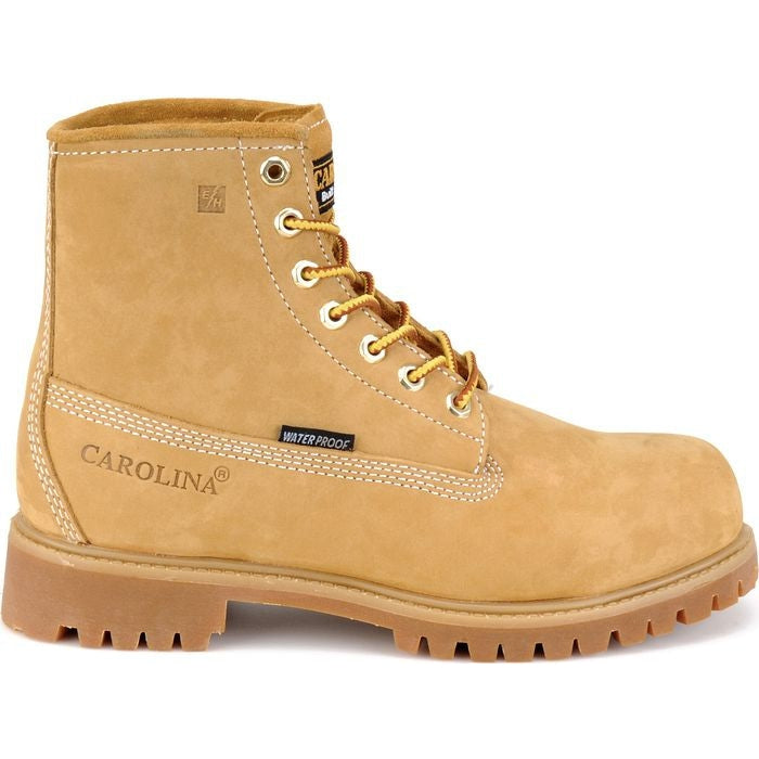 Carolina Men's Journeyman Lo 6" Waterproof Slip Resistant Work Boot -Wheat- CA3045 - Overlook Boots