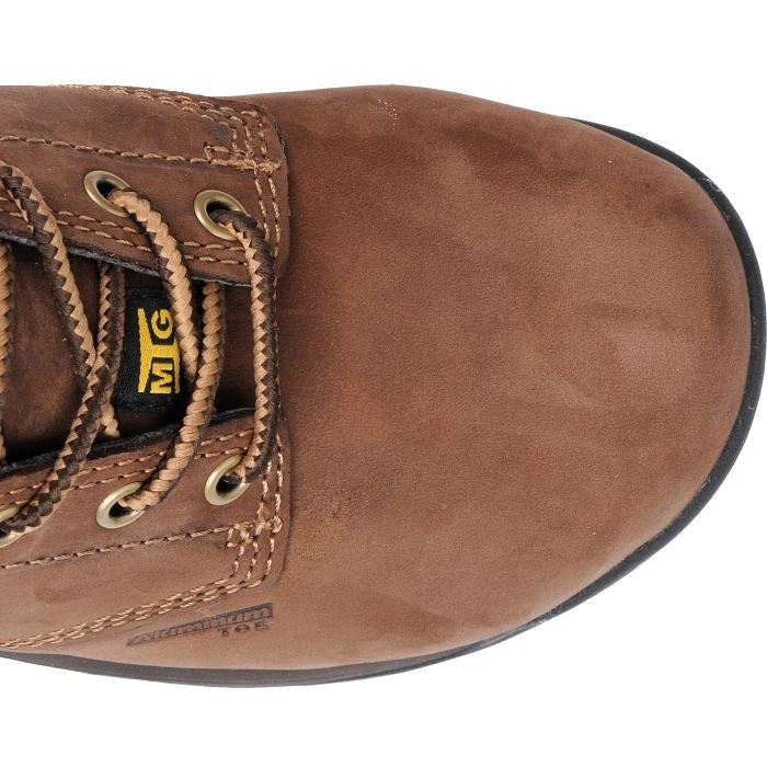 Carolina Women's Raleigh Metguard 5" Alloy Toe Slip Resistant Work Boot -Brown- CA1428 - Overlook Boots