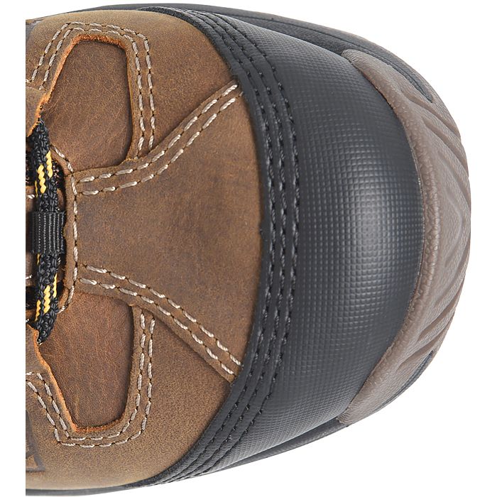 Carolina Men's Quadricep 5" Composite Toe Waterproof Slip Resistant Work Boot - Brown - CA4546 - Overlook Boots