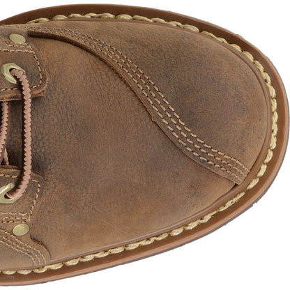 Carolina Men's Linesman 10" Soft Toe Waterproof Slip Resistant Work Boot -Brown- CA904 - Overlook Boots