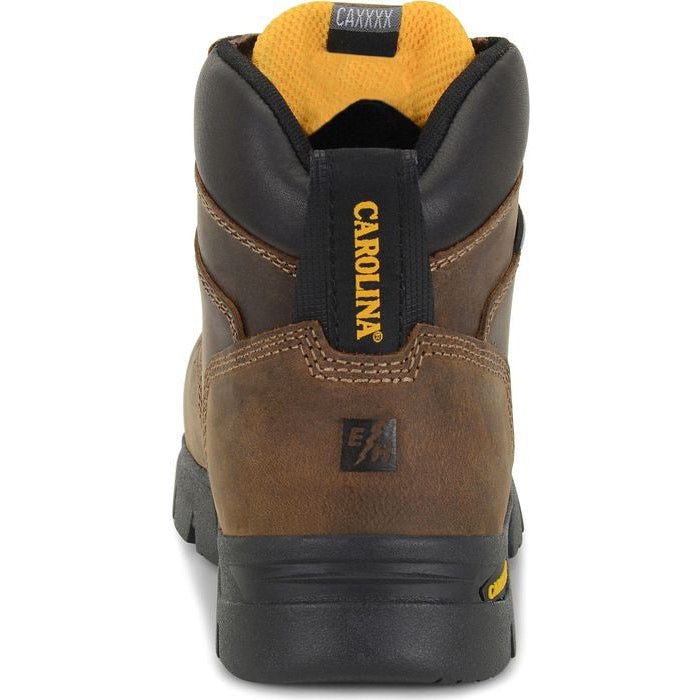 Carolina Women's Circuit 6" Composite Toe Waterproof Slip Resistant Work Boot -Brown- CA1626 - Overlook Boots