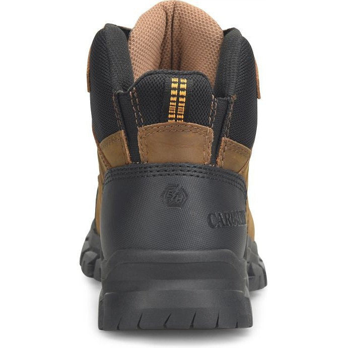 Carolina Men's Gruntz 5" EZ ON Steel Toe Waterproof Hiker Work Boot -Brown- CA3596 - Overlook Boots