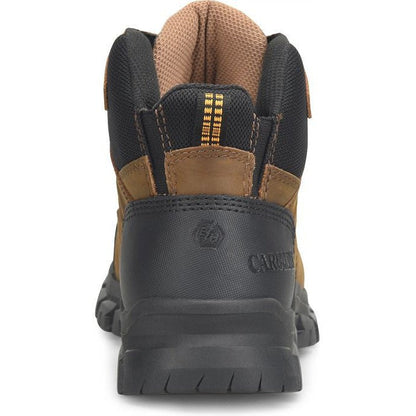 Carolina Men's Gruntz 5" EZ ON Steel Toe Waterproof Hiker Work Boot -Brown- CA3596 - Overlook Boots