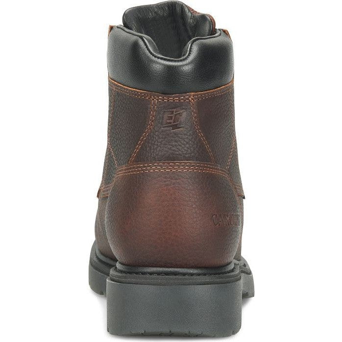 Carolina Men's Dice 6" Waterproof Slip Resistant Work Boot -Brown- CA6011  - Overlook Boots