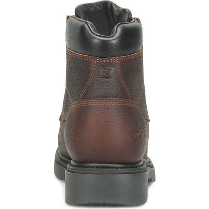 Carolina Men's Dice 6" Waterproof Slip Resistant Work Boot -Brown- CA6011  - Overlook Boots