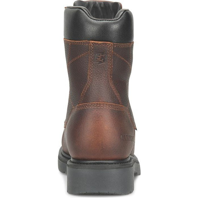 Carolina Dice 8" Composite Toe Waterproof Work Boot - Slip Resistant - Brown CA6512 - Overlook Boots