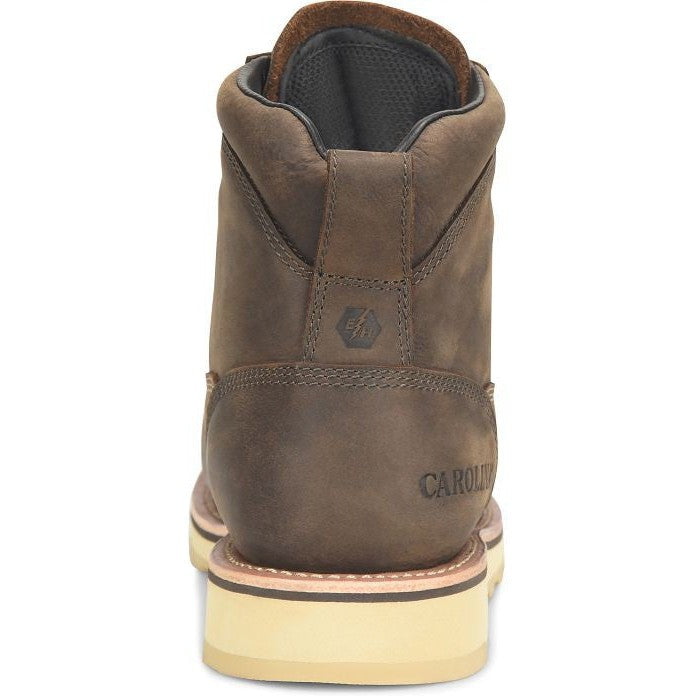 Carolina Men's Staple Gun 6" Waterproof Work Boot -Brown- CA7072 - Overlook Boots