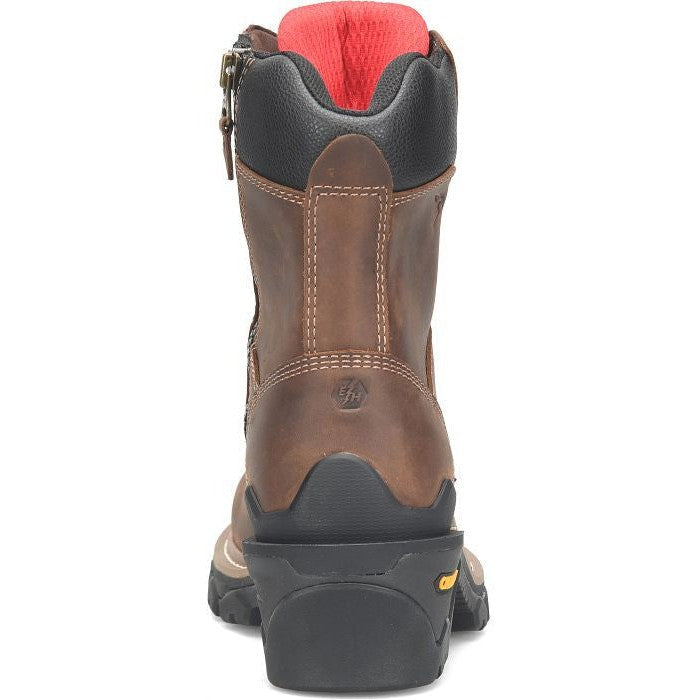 Carolina Men's Cardinal 8" Composite Toe Waterproof Side Zipper Work Boot -Brown- CA7839 - Overlook Boots