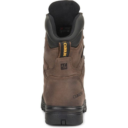 Carolina Men's Surveyor 8" Steel Toe Waterproof Slip Resistant Work Boot -Brown- CA3534 - Overlook Boots