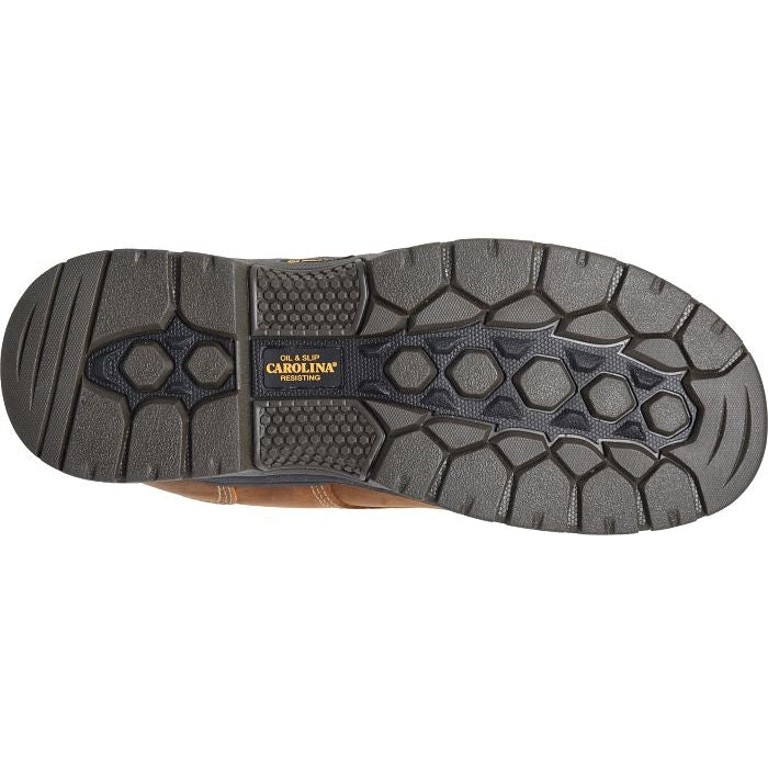 Carolina Men's Bruno Hi 8" Soft Toe Waterproof Slip Resistant Work Boot -Brown- CA8020 - Overlook Boots