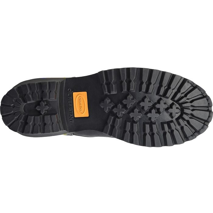 Carolina Men's Elm 8" Unlined Logger Slip Resistant Work Boot -Black- CA825 - Overlook Boots