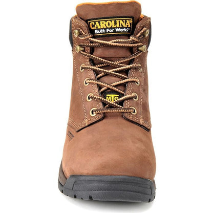 Carolina Women's Raleigh Metguard 5" Alloy Toe Slip Resistant Work Boot -Brown- CA1428 - Overlook Boots