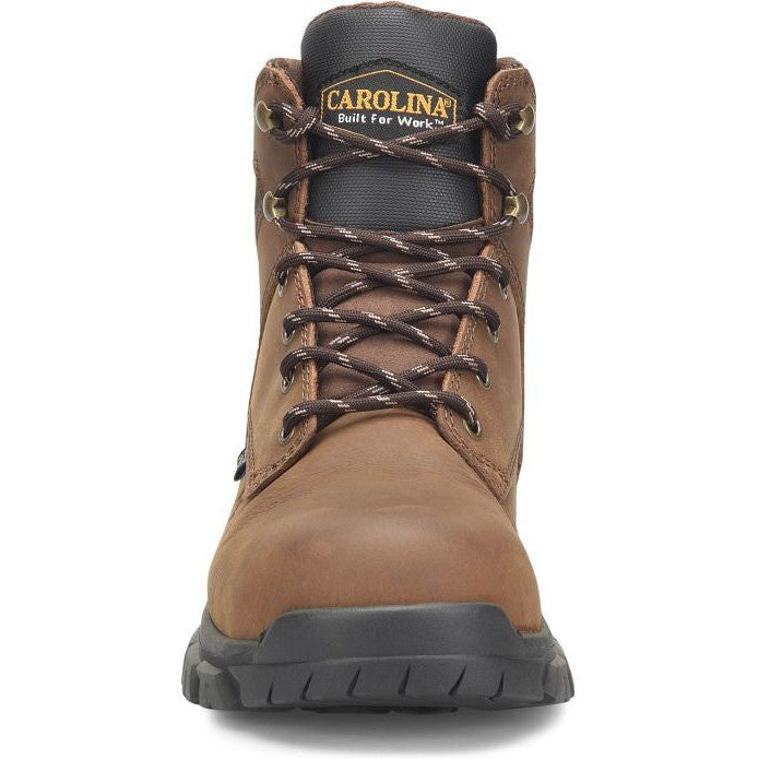 Carolina Men's Gruntz 6" Soft Toe Waterproof Work Boot -Brown- CA3093  - Overlook Boots