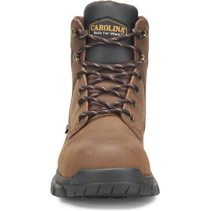 Carolina Men's Gruntz 6" Soft Toe Waterproof Work Boot -Brown- CA3093  - Overlook Boots