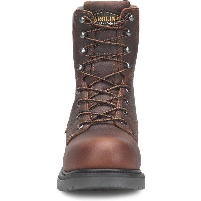 Carolina Dice 8" Composite Toe Waterproof Work Boot - Slip Resistant - Brown CA6512 - Overlook Boots