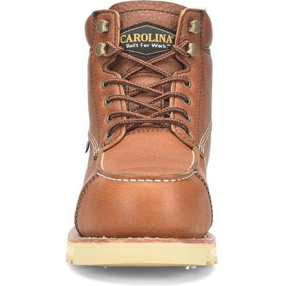 Carolina Men's Staple Gun 6" Steel Toe Waterproof Work Boot -Tan- CA7070 - Overlook Boots
