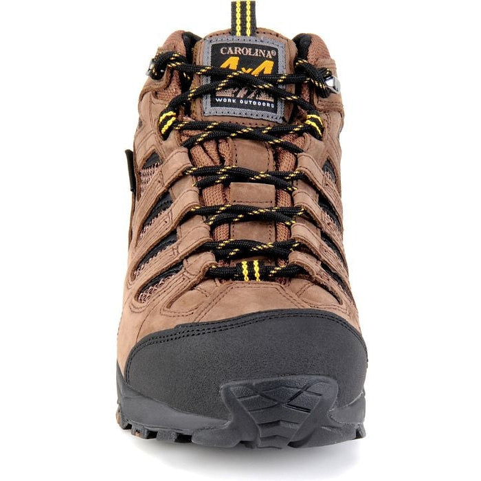 Carolina Men's Quad 5" Carbon Composite Toe Waterproof Hiker Work Boot -Brown- CA4525 - Overlook Boots