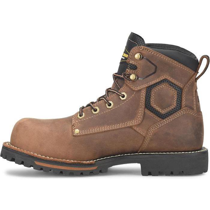 Carolina Men's Pitstop 6" Carbon Composite Toe Waterproof Work Boot - Brown - CA7542 - Overlook Boots