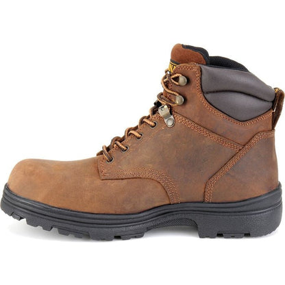 Carolina Men's Engineer 6" Steel Toe Waterproof Slip Resistant Work Boot -Brown- CA3526 - Overlook Boots