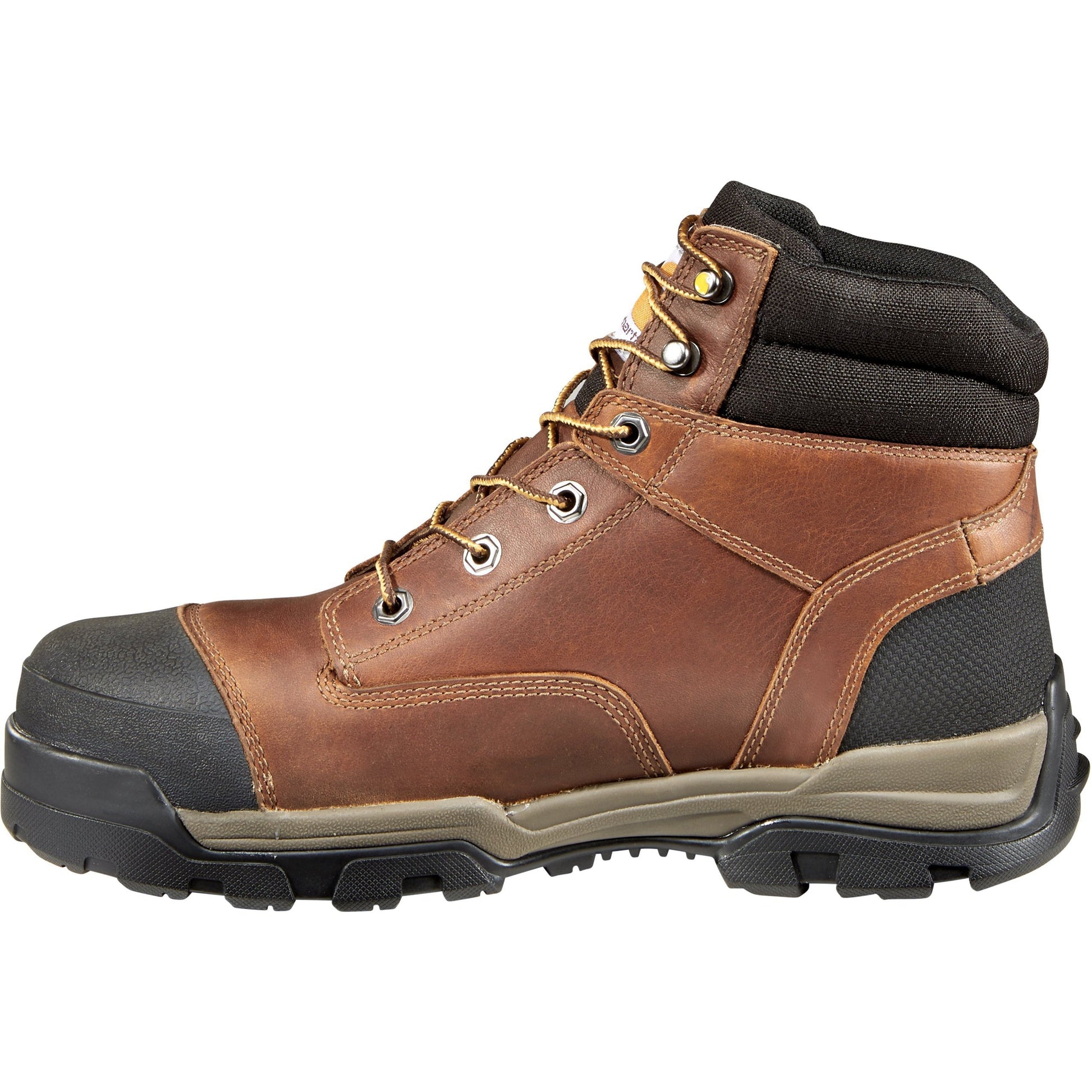 Carhartt Men's Ground Force 6" Composite Toe Waterproof Work Boot - Brown - CME6355 - Overlook Boots