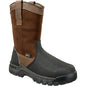 Carhartt Men's Wellington 11" Composite Toe Waterproof Metguard Work Boot - CMF1721 8 / Medium / Brown - Overlook Boots