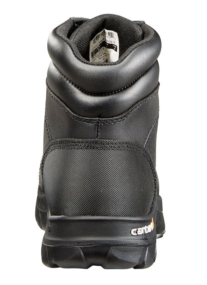 Carhartt Men's 6" Rugged Flex Composite Toe Waterproof CSA Work Boot Black CMR6971 - Overlook Boots