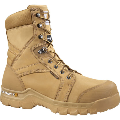 Carhartt Men's Rugged Flex 8" Waterproof Insulated Work Boot - Wheat - CMF8058 8 / Medium / Wheat - Overlook Boots