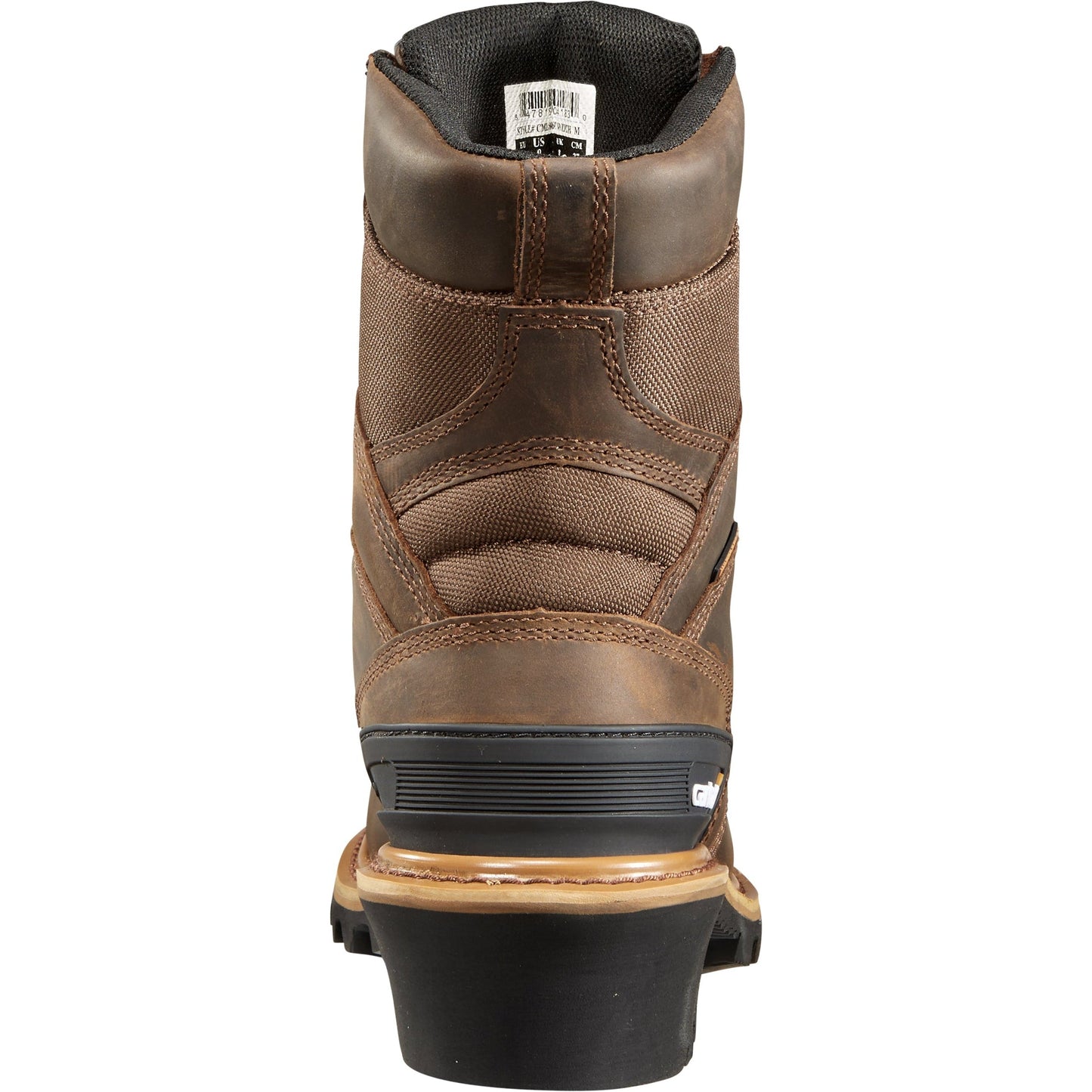 Carhartt Men's 8" Composite Toe Waterproof Logger Work Boots - Brown - CML8360 - Overlook Boots
