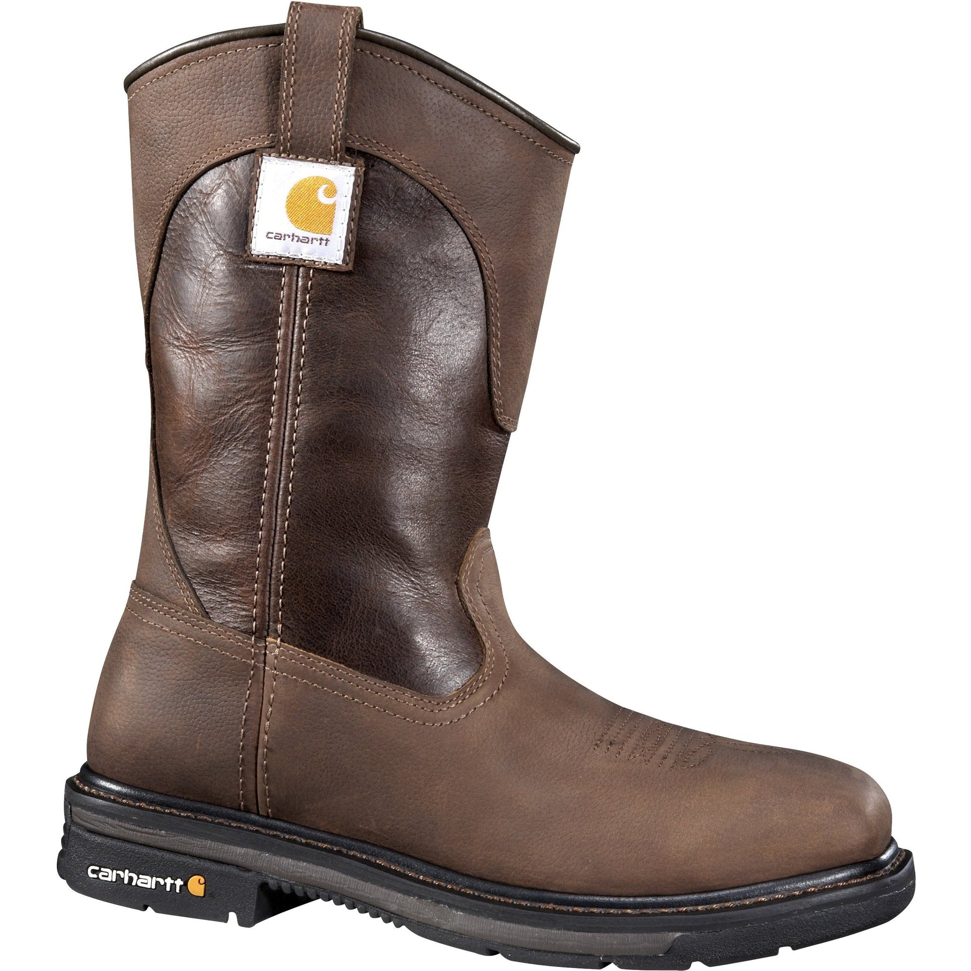 Carhartt Men's Rugged Flex 11" Square Steel Toe Well. Work Boot CMP1218 8 / Medium / Brown - Overlook Boots