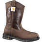 Carhartt Men's Rugged Flex 11" Square Steel Toe Well. Work Boot CMP1218 8 / Medium / Brown - Overlook Boots
