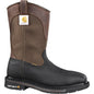 Carhartt Men's Rugged Flex 11" Square Steel Toe Waterproof Well. Work Boot CMP1258 8 / Medium / Brown - Overlook Boots