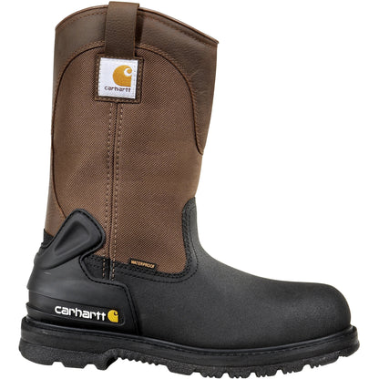Carhartt Men's 11" Steel Toe Ins Waterproof Wellington Work Boot Brown CMP1259 8 / Medium / Brown - Overlook Boots