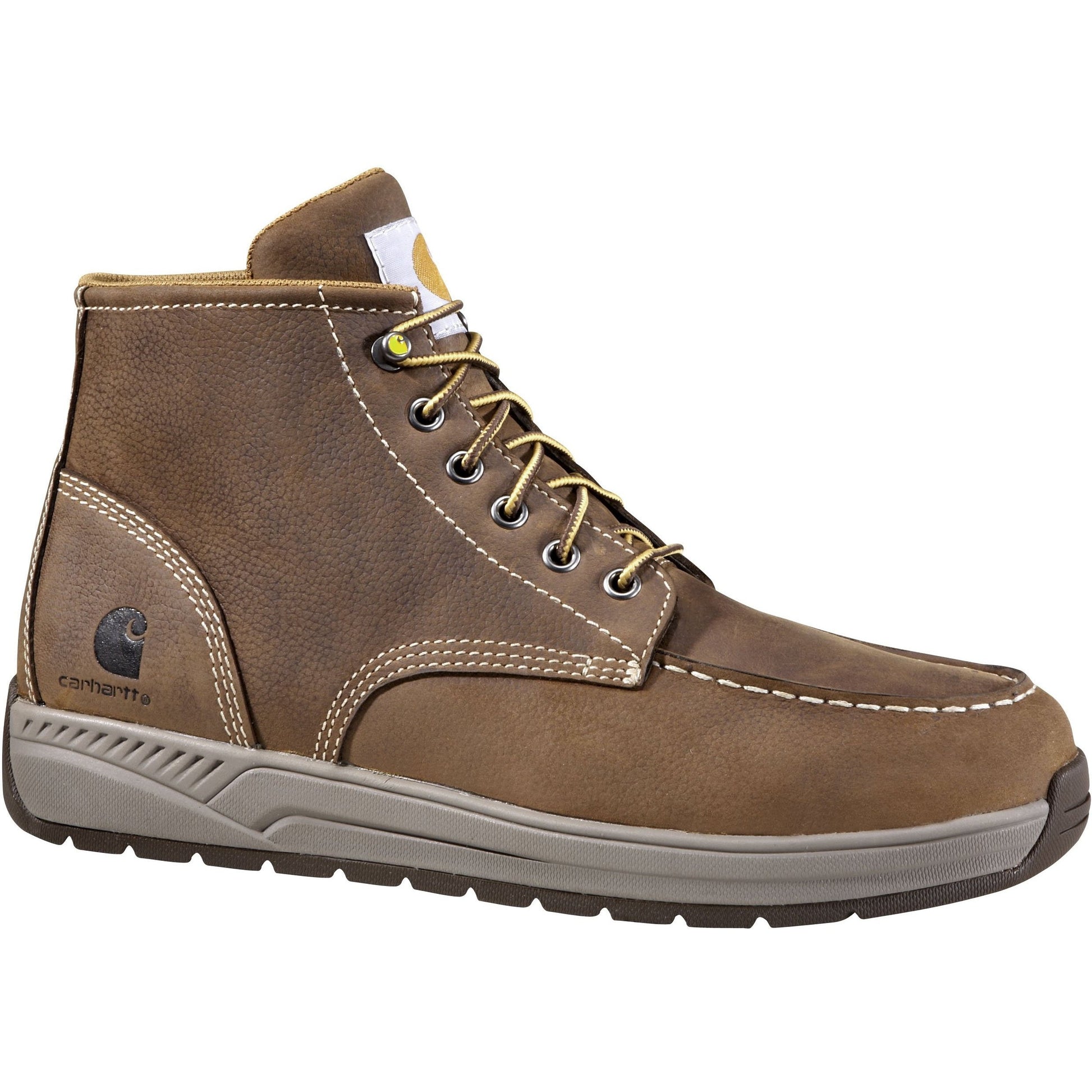 Carhartt Men's 4" Lightweight Soft Toe Wedge Work Boot Brown - CMX4023  - Overlook Boots