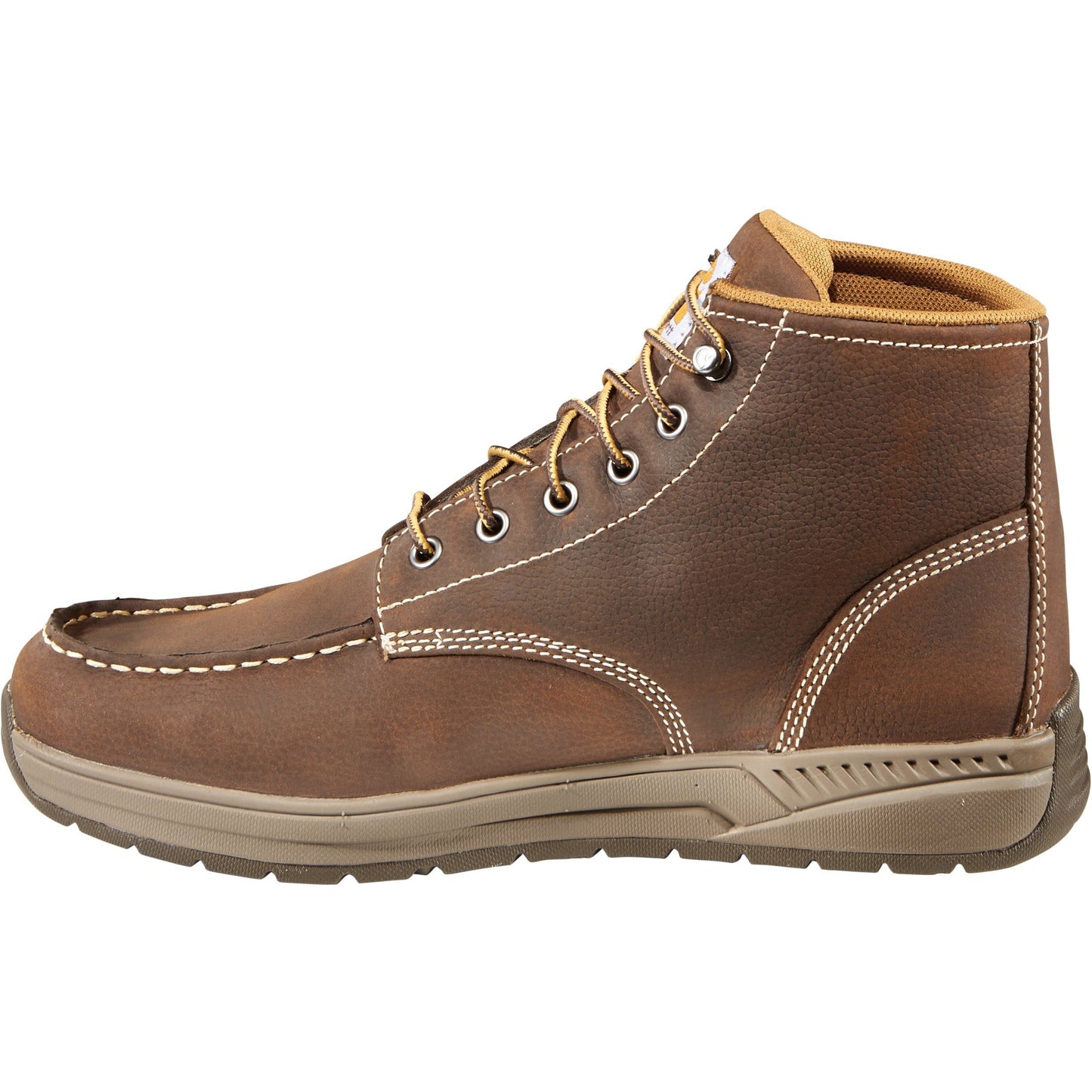 Carhartt Men's 4" Lightweight Soft Toe Wedge Work Boot Brown - CMX4023  - Overlook Boots