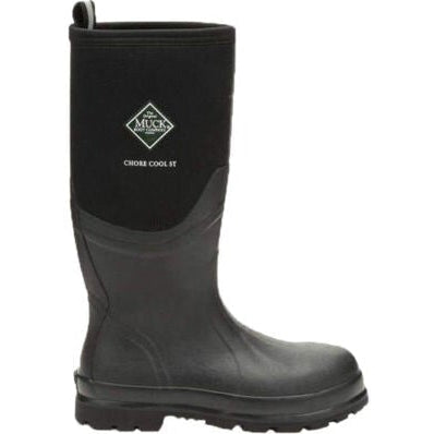 Muck Men's Chore Cool Tall Steel Toe Waterproof Work Boot - Black - CSCT-000 - Overlook Boots
